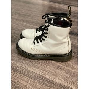 Doc Marten 1460 J 1Y White Leather Boots